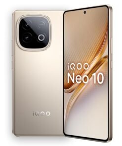 iQOO Neo 10 (Titanium Chrome, 16GB RAM, 512GB Storage) | Snapdragon 8s Gen 4 Processor & SuperComputing Chip Q1 | 7000 mAh Battery | Segment’s Highest 144 FPS Gaming Smartphone