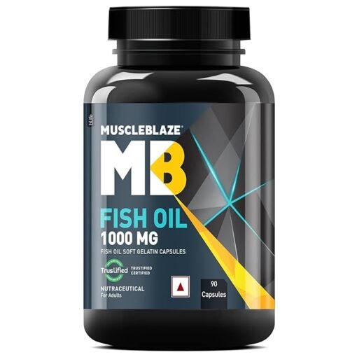 MuscleBlaze Omega-3 Fish Oil – 1000 mg