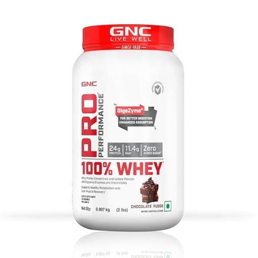 GNC Pro Performance Whey Protein – Chocolate Flavor