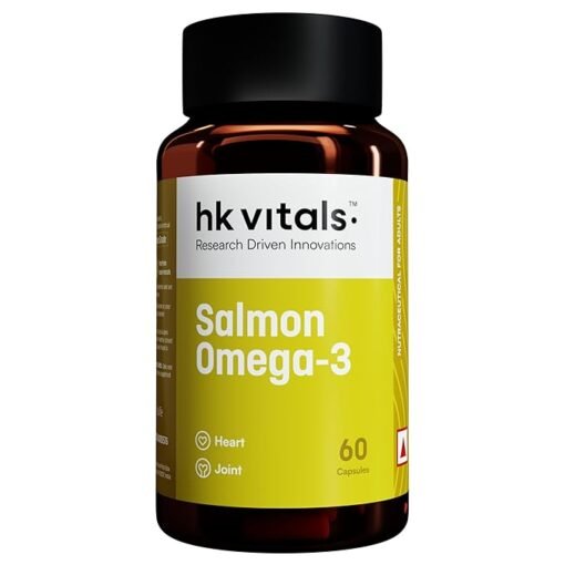 HealthKart Salmon Omega-3 Fish Oil Capsules – 1000 mg