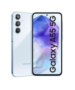 Samsung Galaxy A55 5G (Awesome Iceblue, 12GB RAM, 256GB Storage) | AI | Metal Frame | 50 MP Main Camera (OIS) | Super HDR Video| Nightography | IP67 | Corning Gorilla Glass Victus+ | sAMOLED Display